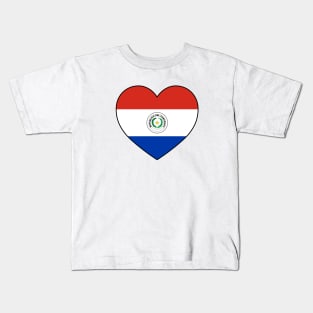 Heart - Paraguay Kids T-Shirt